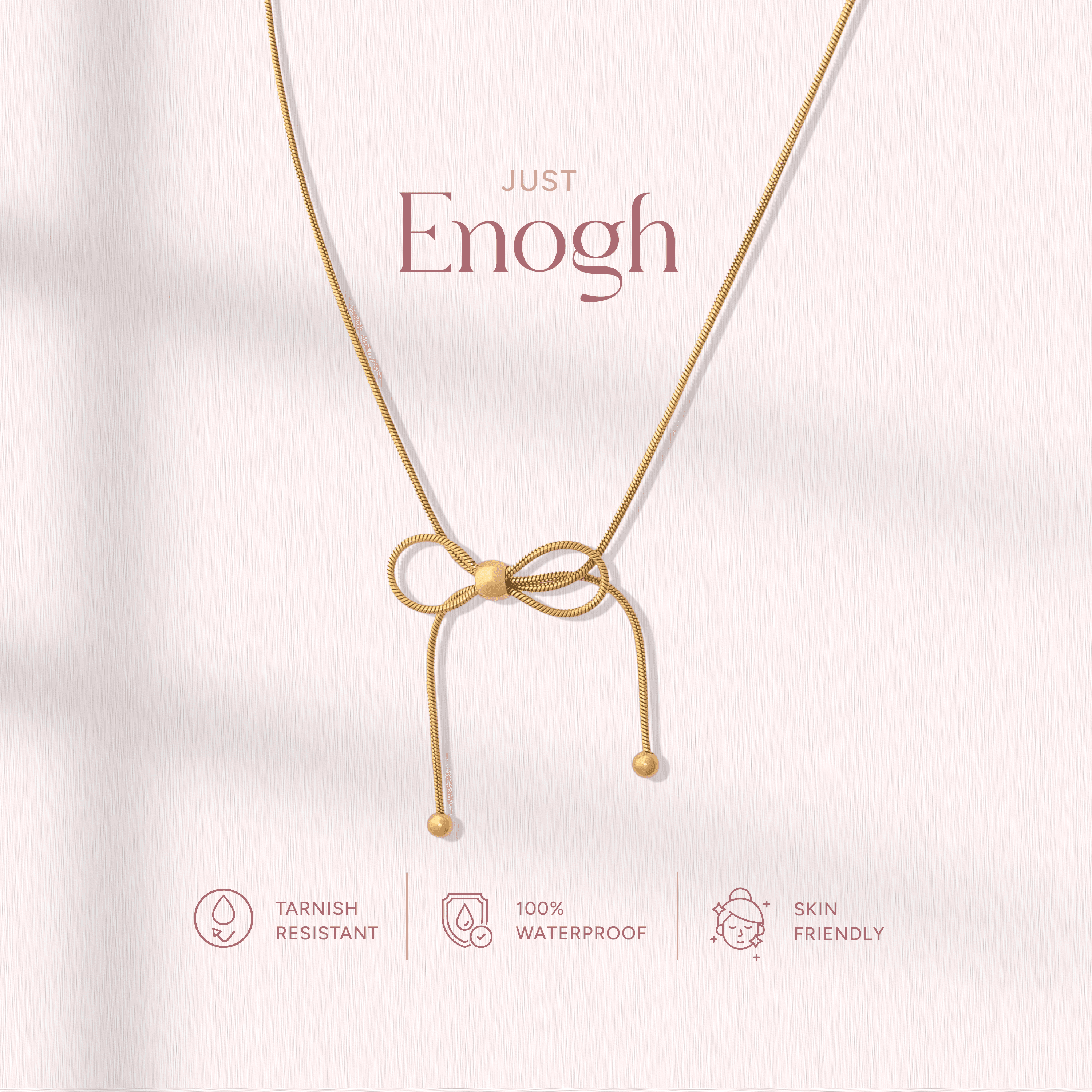 Gold Adjustable Bow