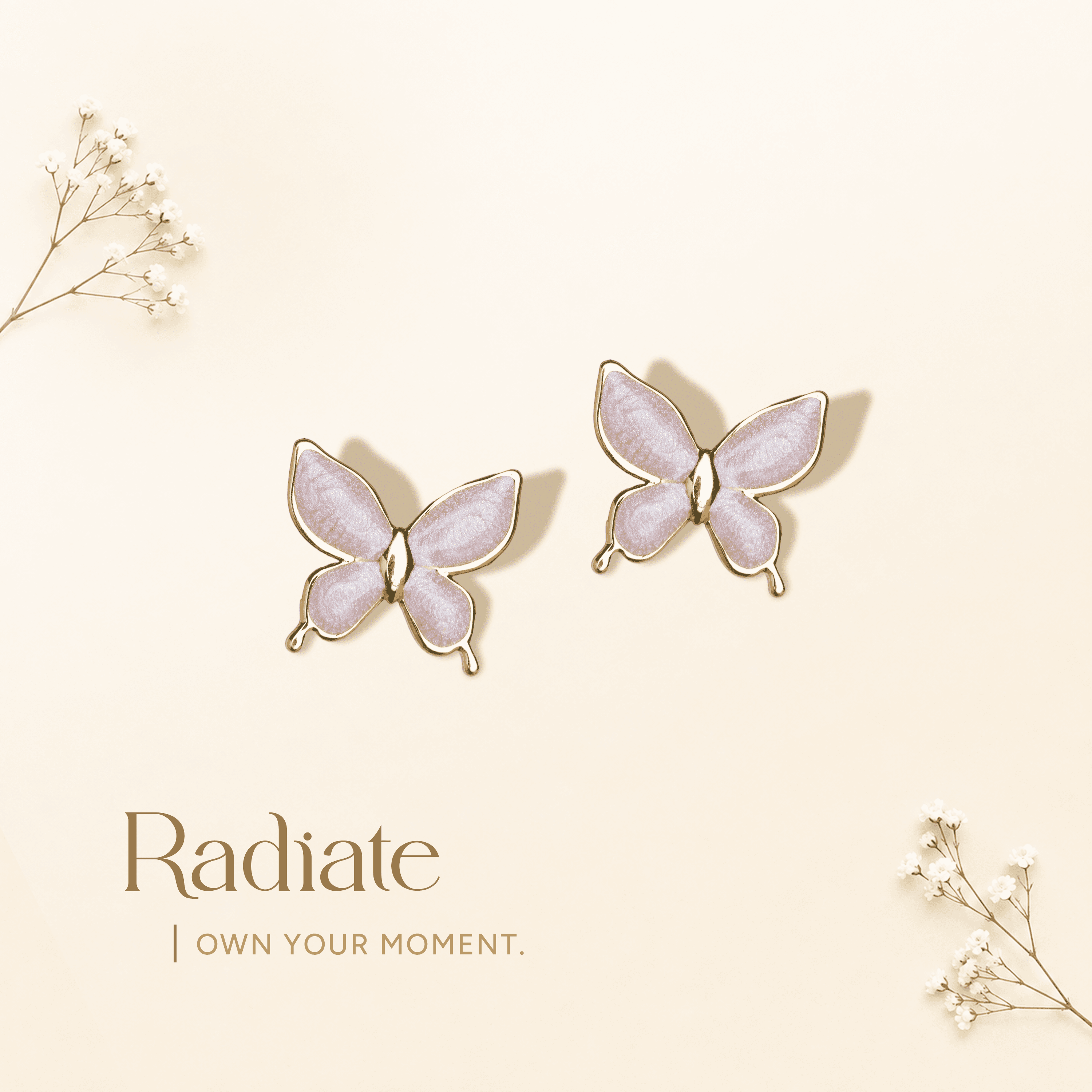 MOP Butterfly (cream)
