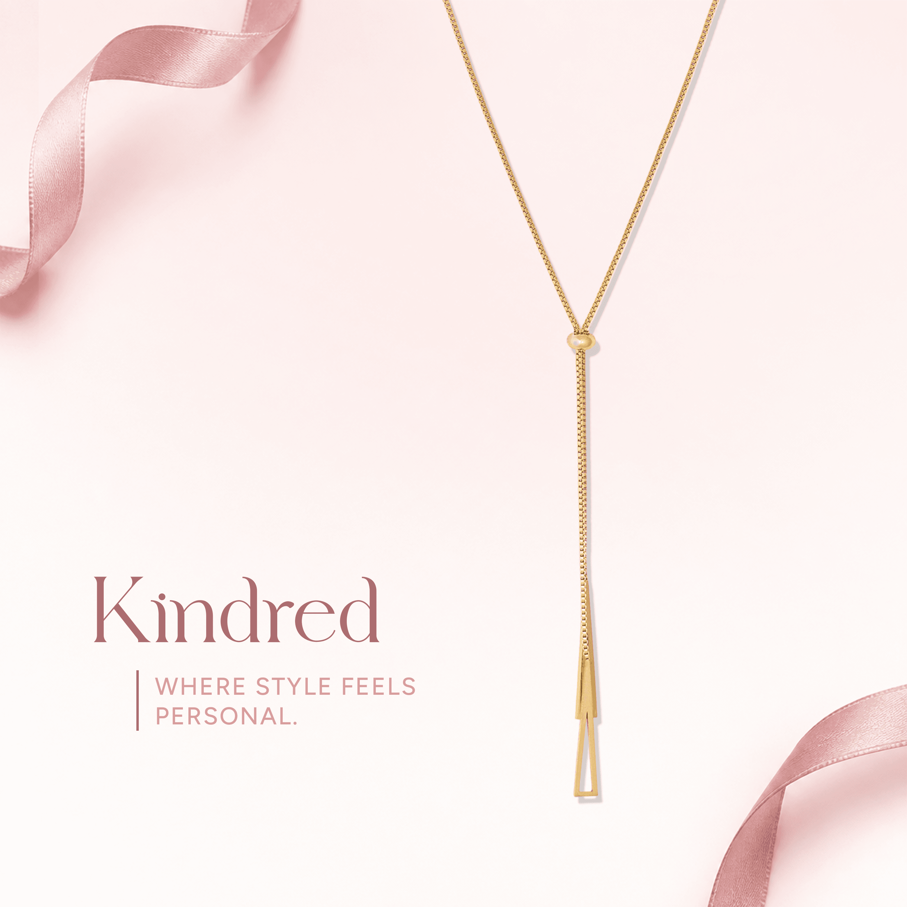 Gold Adjustable Triangle Hanging