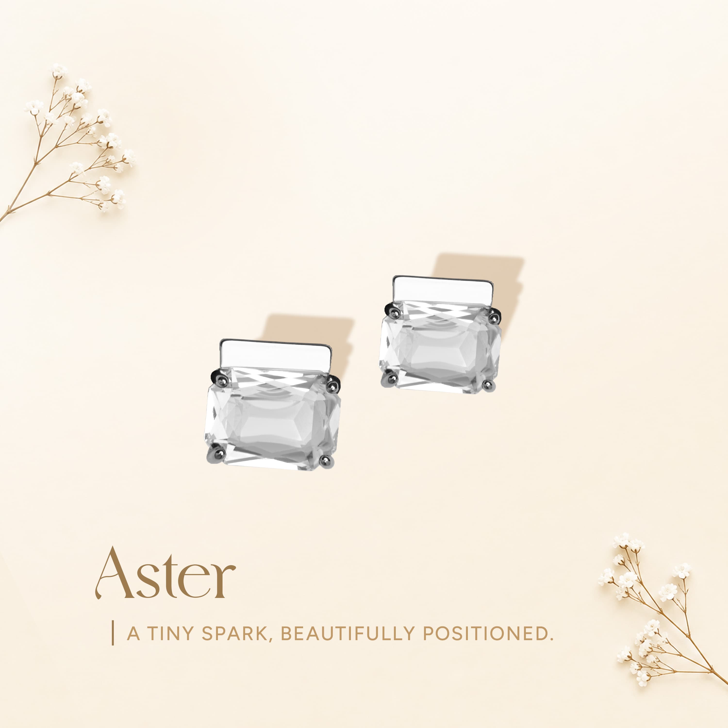 Silver Crystal Bar