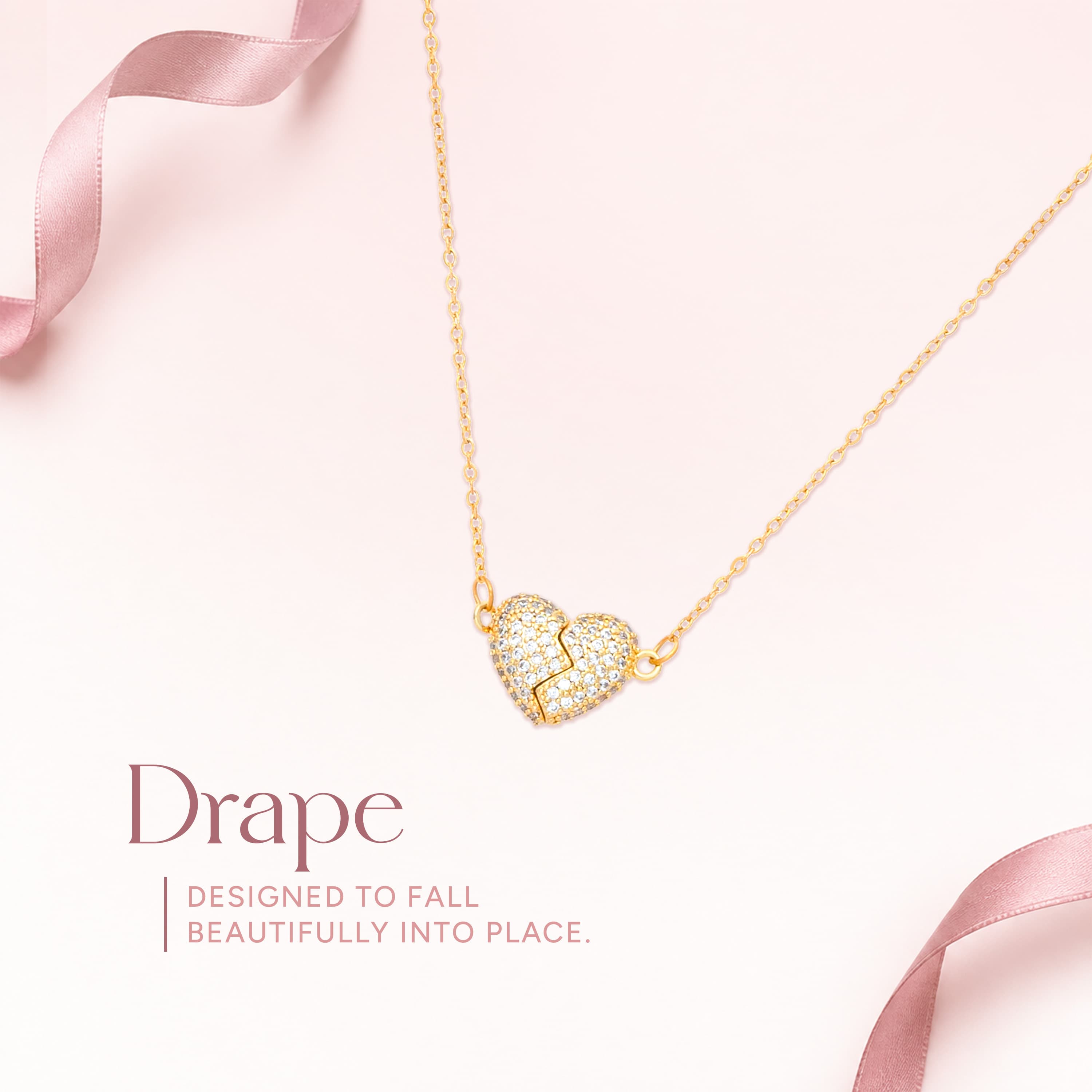 Diamond Magnet Heart