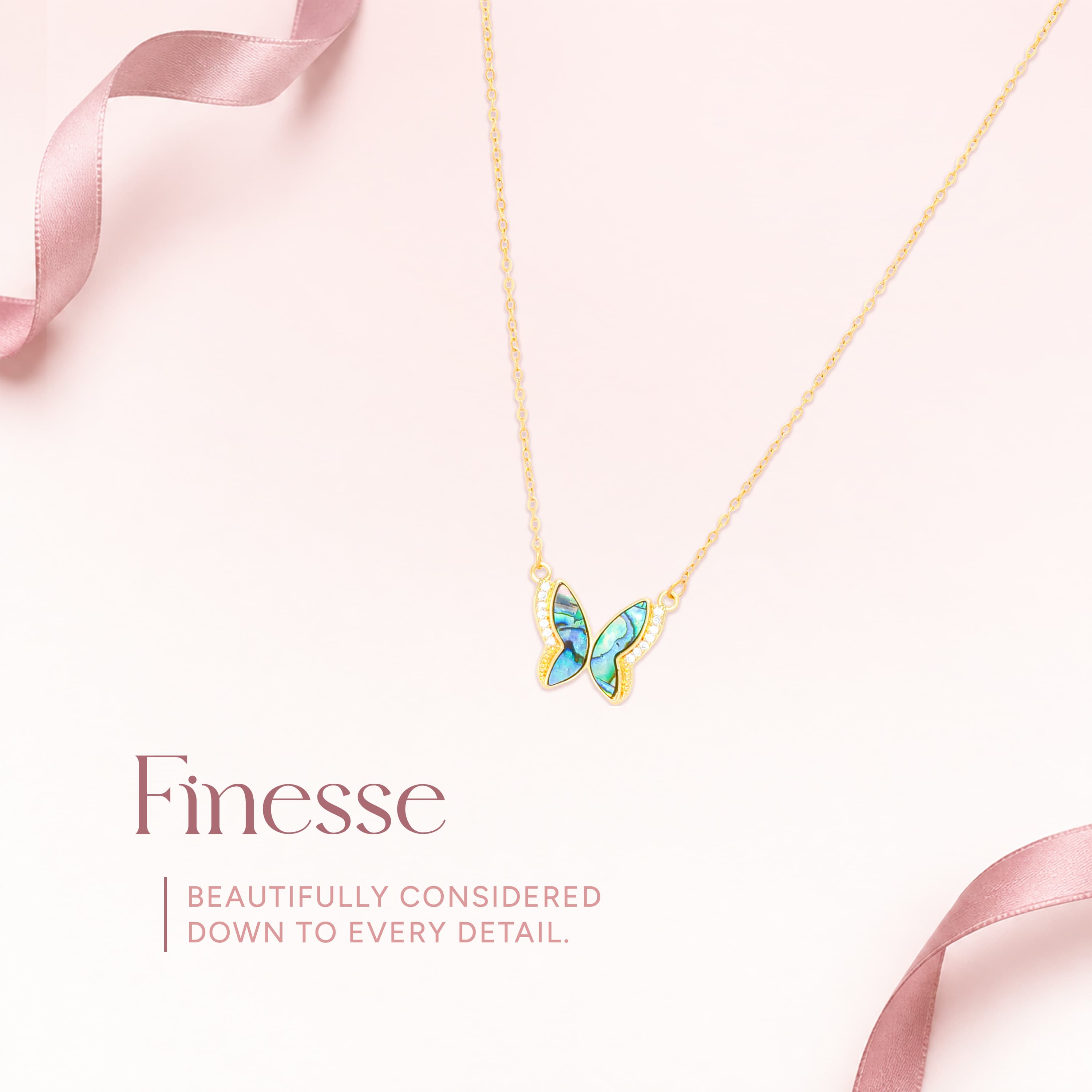 Blue Butterfly With Diamond