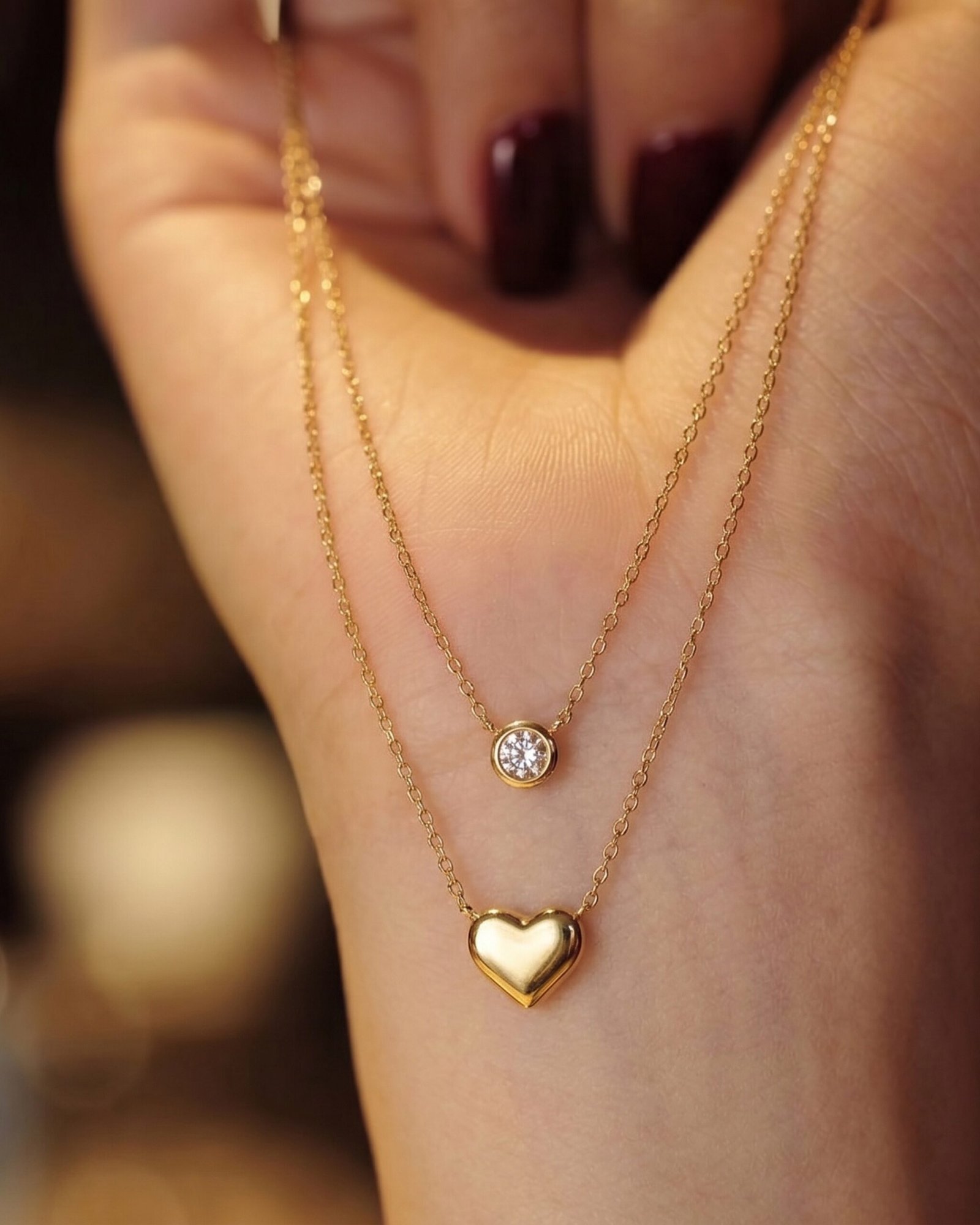 Heart with Diamond Chain - Image 2