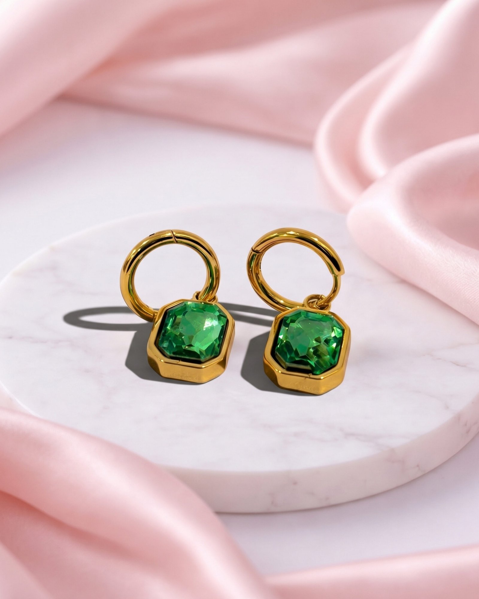 Green stone hooks